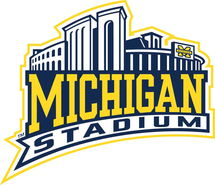 Michigan Wolverines 0-Pres Stadium Logo iron on transfers for T-shirts